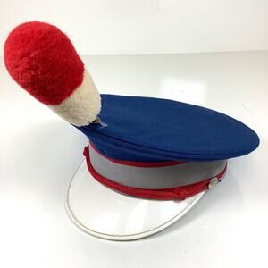 1955 Coulee City WA Marching Band Drum Major Hat Shake Stanbury w/ Plume Vintage